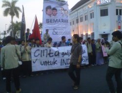 Puluhan Mahasiswa UGM Deklarasikan Pilpres Damai