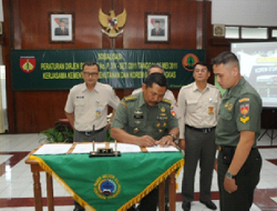 Korem 072/PMK Teken Kontrak dengan Kementrian Kehutanan