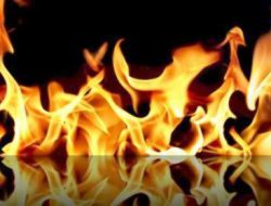 Lupa Memasang Pengaman Tabung Gas, Sebuah Bengkel Ludes Terbakar