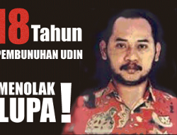 Menolak Lupa: 18 Tahun Pembunuh Wartawan Udin Belum Terungkap