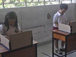 Siswa Kelas 2 SD Lakukan Simulasi Pemilu