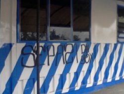Pos Lantas Jadi Sasaran Vandalisme, Polisi Belum Mengusut
