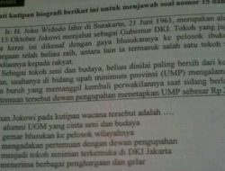 Soal UN Ada Profil Jokowi, Bentuk Kecurangan Pilpres