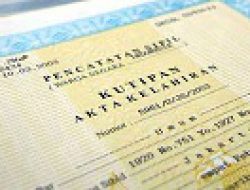 Membuat Akta Kelahiran sekarang Gratis