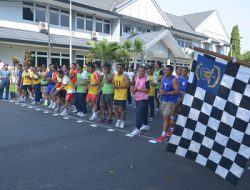 Resimen AAL Rebut Nomor Lari Estafet