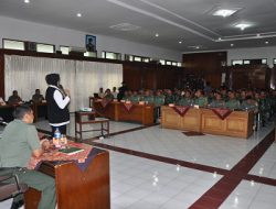 Prajurit dan PNS Korem 072/PMK Ikuti Penyuluhan Narkoba