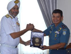 Panglima Armada Selatan Beserta 250 Taruna AL India Kunjungi AAL