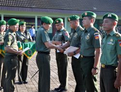 Korem 072/Pamungkas Berikan Penghargaan Kepada Prajurit Berprestasi
