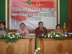 Kesbang Pemkot Genjot Rasa Cinta Tanah Air Bagi Pelajar Yogyakarta