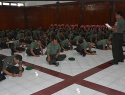 Sebelum Terjun Ke Masyarakat, Calon Babinsa Diuji