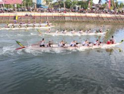Final Lomba Dayung TNI, Gubernue AAL Kibarkan Bendera Start
