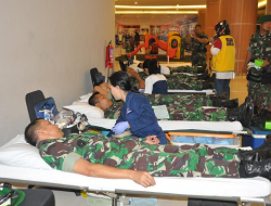 Peringati Hari Pahlawan Ratusan Prajurit Korem 072/Pmk Sumbangkan Darah