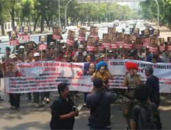 Tuntut Penuntasan Korupsi Bansos, GERTAK Bawa Banci Untuk Jokowi