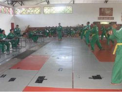 118 Prajurit Korem 072/Pmk Ikuti Uji Kenaikan Sabuk BDM