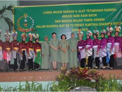 Peringati HUT Ke 70, Ibu-Ibu  Persit Lomba Bernuansa Budaya Daerah