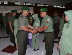 Danrem: Kenaikan Pangkat Sebagai Sumber Motivasi dan Inspirasi Etos Kerja