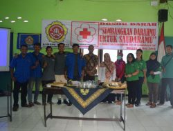 Demi Sumbangkan Darah, Anggota Karang Taruna Cokrodiningratan Rela Pingsan