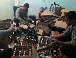 Gudang Miras di Wirobrajan Digrebeg Polisi