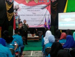 Danramil Umbulharjo Ingatkan Menwa Amayo Waspadai Perang Proxy