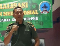 Sikapi Konten Negatif Medsos, Kapenrem 072 Imbau Personel TNI Perbanyak Literasi