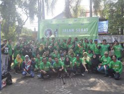 Peringati Dies Natalis HMI Ke 71, Kader dan Alumni Jalan Sehat