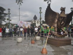 Gabungan Elemen Masyarakat DIY Peringati 68 Tahun Lahirnya Lambang Negara Garuda Pancasila