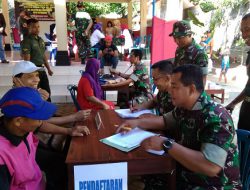Pengobatan Gratis DKT di Lokasi TMMD Puaskan Warga