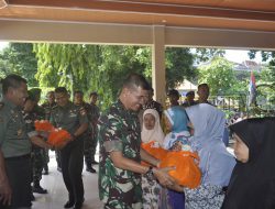 Warga Sasaran TMMD Digelontor Sembako Gratis