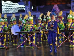 55 Drum Band TK Se DIY dan Sekitarnya Berkompetisi Raih Juara Gita Nada Marching Kids