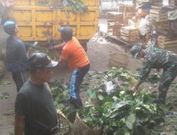 Pasar Giwangan Jadi Sasaran Grebeg Sampah Satgas TMMD
