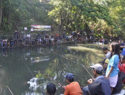 Mancing Mania Bersama Satgas TMMD, Tumpah Ruah di Sungai Gajah Wong
