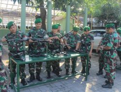 Isi Minggu Militer, Prajurit Kodim Yogykarta Latihan Bongkar Pasang Senjata