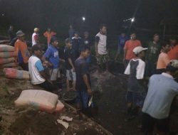 Bangun Jalan Lingkar Kampung, Warga Cibuk Kidul Lembur Bersama
