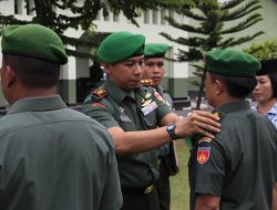 35 Prajurit Kodim Yogyakarta Naik Pangkat