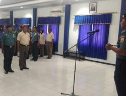 Danlanal Yogyakarta Resmikan Kenaikan Pangkat Prajurit dan PNS