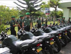 Babinsa Kodim Yogyakarta Terima 25 Unit Motor Dinas Baru