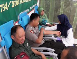 Kodim Yogyakarta Tutup Program TMMD Sengkuyung Dengan Donor Darah