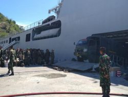 Diantar KRI Banjarmasin 592, Pasukan Penjaga Perbatasan Timor Leste Tiba Digorontalo