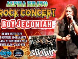 Alpha Bravo Rock Concert Hadirkan Roy Jeconiah di New Exito Jogja
