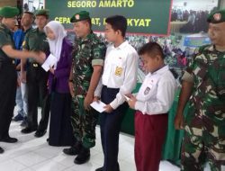 Dandim Yogyakarta Beri Beasiswa Putra Putri Prajurit dan PNS Berprestasi