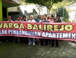 Tolak Pembangunan Apartemen, Pengurus RT dan RW di Balirejo Kembalikan SK ke Kelurahan