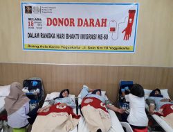 Bapas Yogyakarta Kirim Personel Donor Darah Hari Bhakti Imigrasi Ke 69