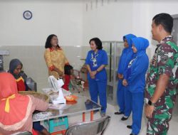 Danlanal Beserta Ketua Jalasenastri Lanal Yogyakarta Komsos di Gunungkidul