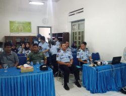 Saksikan Teleconference Pencanangan ZI dengan Menkumham, Bapas Yogyakarta Undang Muspinca Gondomanan