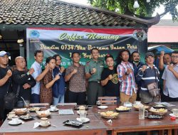Jalin Sinergitas Dengan Media Massa, Dandim Yogyakarta Coffee Morning Bersama Wartawan