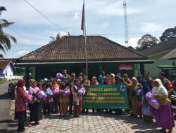 Koramil Cangkringan Bakti Sosial Bagikan Sembako untuk Warga Kurang Mampu