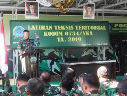 Tingkatkan Teknik Teritorial, Prajurit  Kodim Yogyakarta Ikuti Latnister
