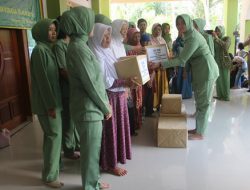 Persit Korem 072 Bhakti Sosial Bantu Warga Terdampak Banjir di Kulonprogo