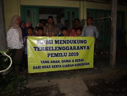 Serukan Pemilu Damai, Santri Nurul Yakin Tak Terpengaruh Berita Bohong