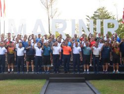 Perkuat Sinergitas,Kolinlamildan Korps Marinir Olahraga Bersama